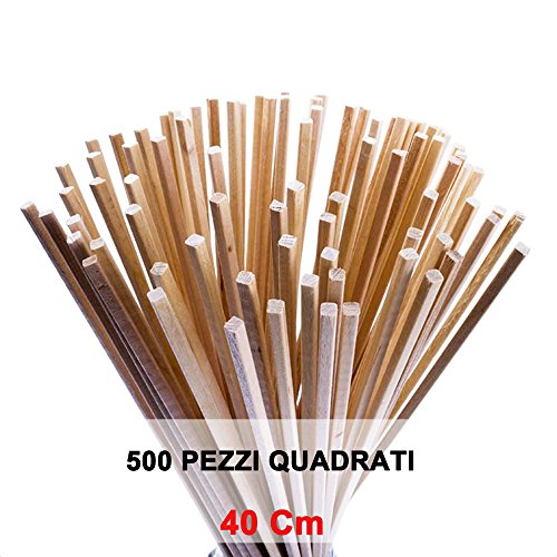 Palos de matera para algodón de azúcar 40 cm | 500 pz