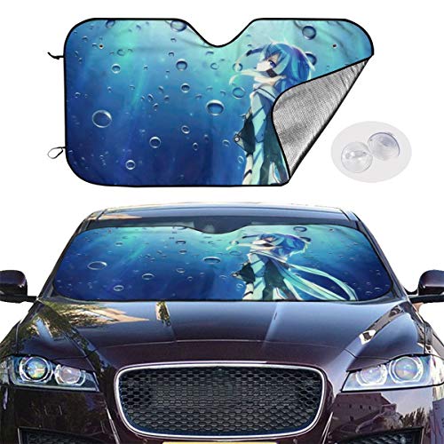 Pamela Ford Sword Art Online Shino - Parasol para coche, protección solar, parasol plegable, fácil de desmontar Small blanco