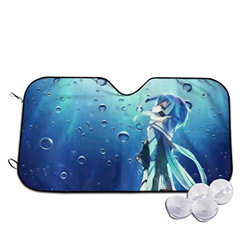 Pamela Ford Sword Art Online Shino - Parasol para coche, protección solar, parasol plegable, fácil de desmontar Small blanco