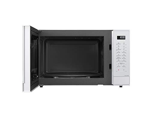 Panasonic NN-GT45K - Microondas con Grill (1000W, 31L, 7 niveles, Grill Cuarzo 1100W, Plato Giratorio 340mm, Control táctil, 24 modos, Turbo Defrost, Genius Sensor, tecnología Inverter) Blanco