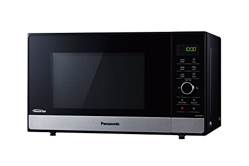 Panasonic NN-SD28HSGTG Encimera Solo - Microondas (Encimera, Solo microondas, 23 L, 1000 W, Giratorio, Tocar, Negro, Acero inoxidable)