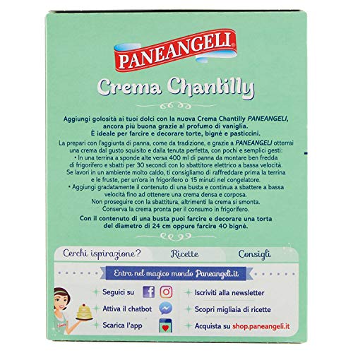 panea ngeli Crema Chantilly Crema Chantilly de crema mezcla tartas 2 x 40 g