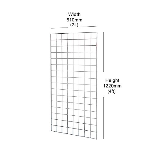 Panel de pantalla de malla de rejilla – 1220 mm (4 pies) x 610 mm (2 pies) Panel de rejilla de 4 pies