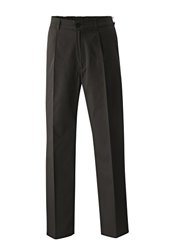  – Pantalón de cocinero panadero Pantalón Abeba Ropa Pantalones con goma negro talla 42 – 72 Negro 54