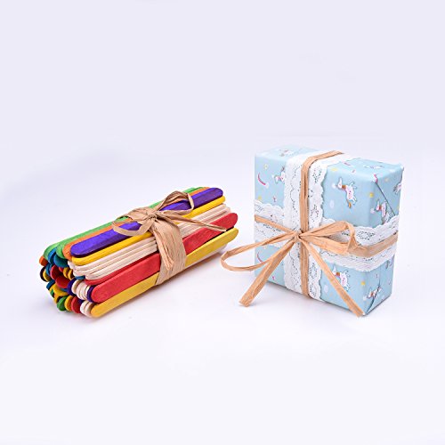 Papel de Rafia Cinta para Manualidades, 1/4 Pulgadas por 100 Yardas