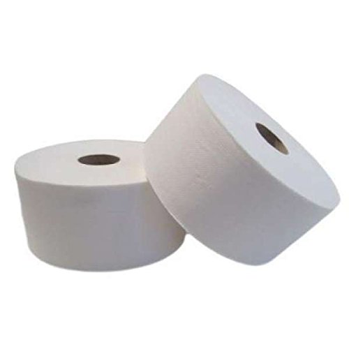 Papel higiénico ecologico industrial 2 capas -18 rollos de 400gr. con precorte