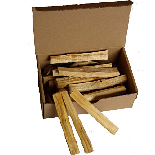 Paquete a granel de palo santo, madera sagrada, 100 g (unas 18 y 21 barras, 9 de 10 x 1 x 1 cm, de 5-6 g por barra), recogida de forma sostenible directamente por nativos en Sudamérica, de Native Spirit®