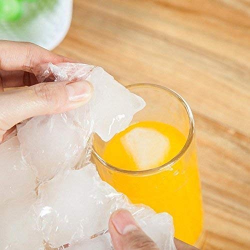 Paquete de 10 enfriadores y bolsas de frío desechables para hielo, bandeja flexible para cubitos de hielo, molde para hielo, bolsas de hielo, bloques para congelador, para niños