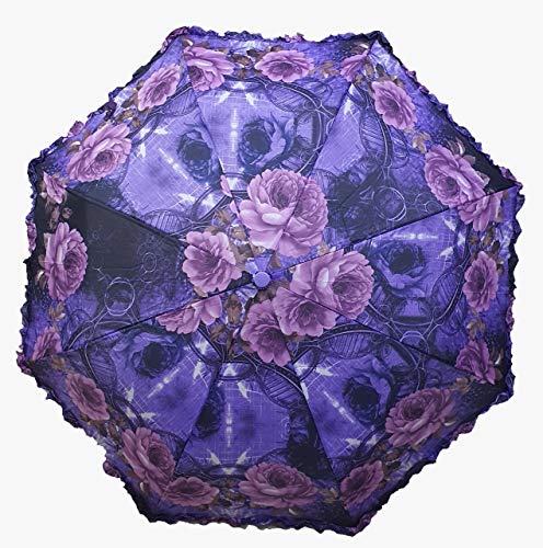 Paraguas de viaje – El mejor paraguas plegable compacto para hombres y mujeres – perfecto para viajes, lluvia, tormentas, granizo o exterior duro diseño 3