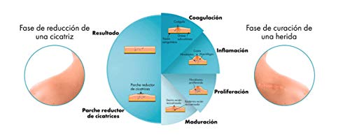 Parche Reductor de Cicatrices elix·care-Ácido Hialurónico-2 apósitos cicatrizantes-20 x10 cm- Tratamiento para Cicatrices y Queloides-Cesáreas, niños, cirugías estéticas-Parche recortable en tiritas