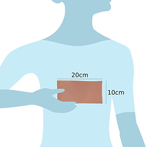 Parche Reductor de Cicatrices elix·care-Ácido Hialurónico-2 apósitos cicatrizantes-20 x10 cm- Tratamiento para Cicatrices y Queloides-Cesáreas, niños, cirugías estéticas-Parche recortable en tiritas