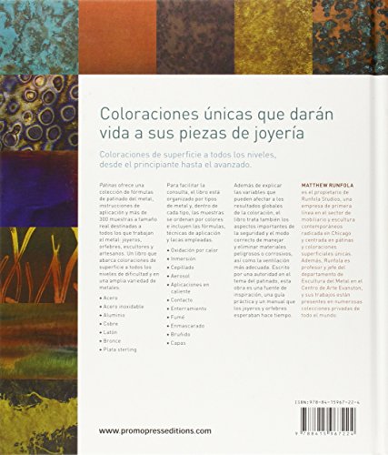 Pátinas. Más De Trescientos Efectos De Coloración Para Joyeros Y Orfebres