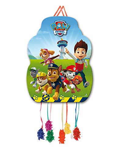 PAW PATROL 0844, Piñata Perfil Patrulla Canina,, Fiestas y cumpleaños, Dimensiones: 33x46 cms