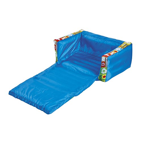 Paw Patrol 286PAW Mini sofá y Tumbona desplegable 2 en 1, Acrílico, Azul, 26.00x68.00x105.00 cm