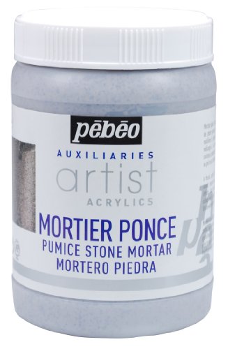 PEBEO 250 ml Piedra pómez mortero, Gris