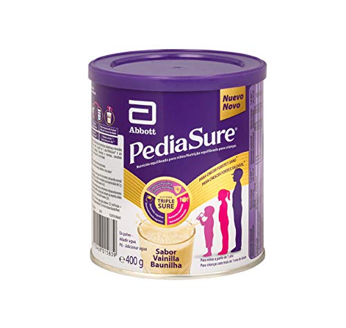 PediaSure - para Niños, Sabor Vainilla, con Proteínas, Vitaminas y Minerales - 400 gr