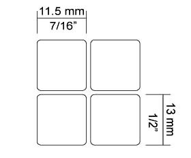 Pegatinas para teclado, diseño de letras negras, color negro, amarillo, blanco y gris, varios colores