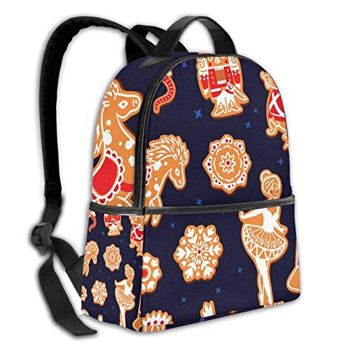 PEIGJH Mochilas Escolares Bolsa Daypack Mochila Tipo Casual para Niños Niñas para Portátiles Netbooks Cuento de Hadas de Cascanueces de panadería