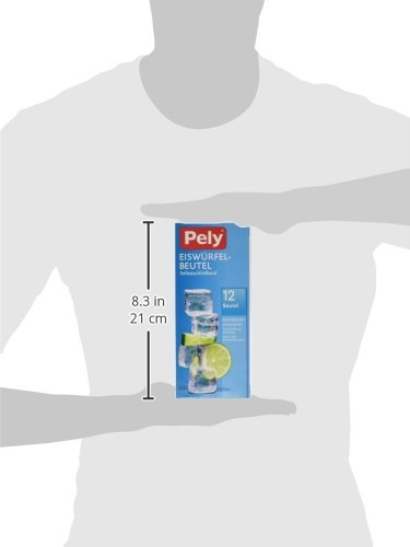 pely 5146 - Bolsas para Cubitos de hielos (con autocierre, 12 Unidades)