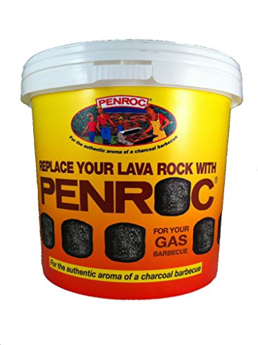 PENROC 3 litros bañera Lava Rock (Lavasteine) remotesreplaced briquetas de cerámica