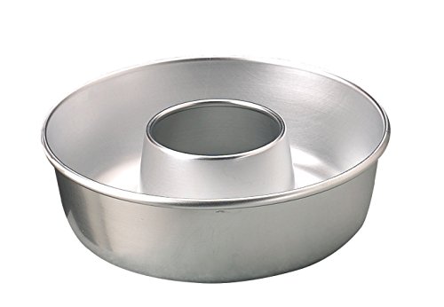 Pentole Agnelli COAL3724 Molde de rosquilla con Tubo, en Aluminio, Plata, 24 cm