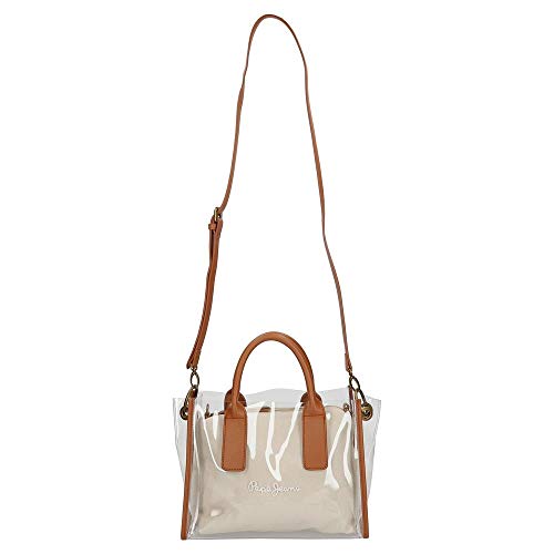 Pepe Jeans Iana Handbag Mujer Bolso Bandolera Blanco (Mousse) 1x1x1 Centímetros (W x H x L)