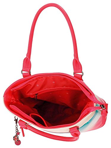 Pepe Jeans Nicole Bolso Bandolera, 37 cm, 14.67 litros, Multicolor