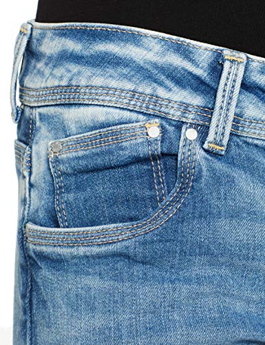 Pepe Jeans Saturn Vaqueros, Azul (Medium Used Wiser Wash Denim Wz3), 31W / 32L para Mujer