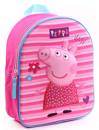 Peppa Pig 30cm 3D Pretty Mochila Tiempo Libre Y Sportweunisex Infantil, Juventud Unisex, Multicolor (Multicolor), 30 Cm