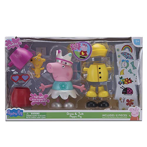 Peppa Pig - Figura/Pack Peppa Vestidos Divertidos