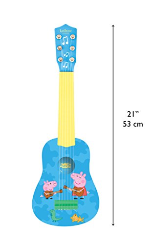 Peppa Pig K200PP Mi Primera Guitarra, 6 Cuerdas, Instrumento Juguete