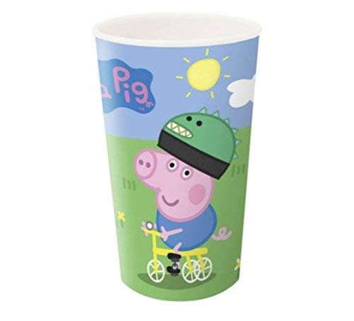 Peppa Pig Peppa Pig & George - Juego de vasos, platos y tazones (8,5 x 23,5 x 23 cm)