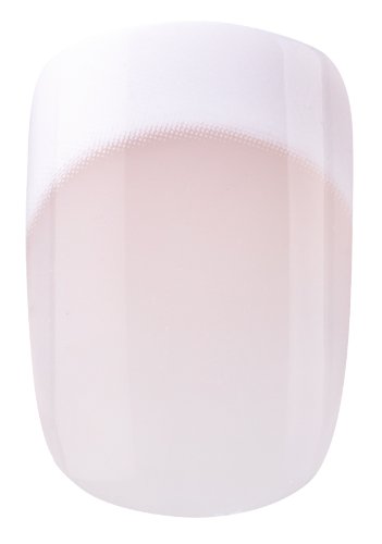 Perfect 10, Uñas Postizas, Manicura Francesa Rosa - Pack de 24 Uñas, 10 Tamaños