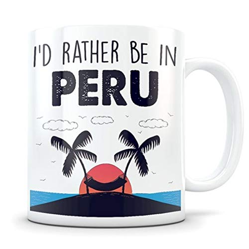 Perú Souvenirs, taza de Perú, regalo para mujeres y hombres, Perú Vacaciones, I Love Peru, Perú, Perú, Regalo de viaje, recuerdo peruano