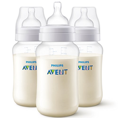 Philips AVENT SCF816/37, Lote de 3 biberon 330 ml Polipropileno (PP) Transparente, 3+ meses