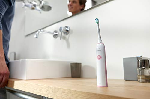 Philips Sonicare - CleanCare Cepillo dental eléctrico sónico HX3212/61, Batería, 110-220 V, 2 pieza(s)