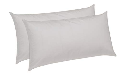 Pikolin Home - Pack de 2 almohadas de fibra, con tratamiento aloe vera, firmeza baja, 40x70cm (Todas las medidas)