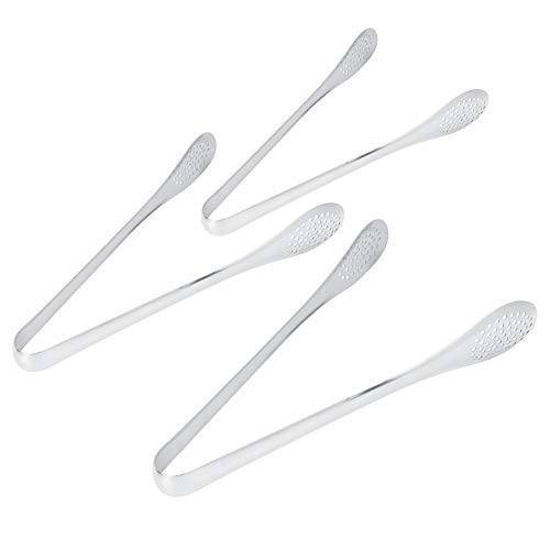 Pinzas de cocina plateadas fáciles de limpiar duraderas de 3 piezas, pinzas multifunción para barbacoa, utensilio de cocina para cocinar carne para barbacoa