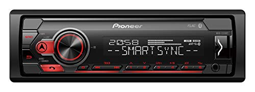 Pioneer MVH-S310BT Receptor RDS con Bluetooth, USB y Spotify, Negro, Única