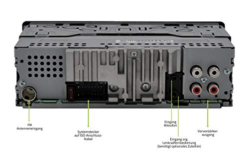 Pioneer MVH-S310BT Receptor RDS con Bluetooth, USB y Spotify, Negro, Única