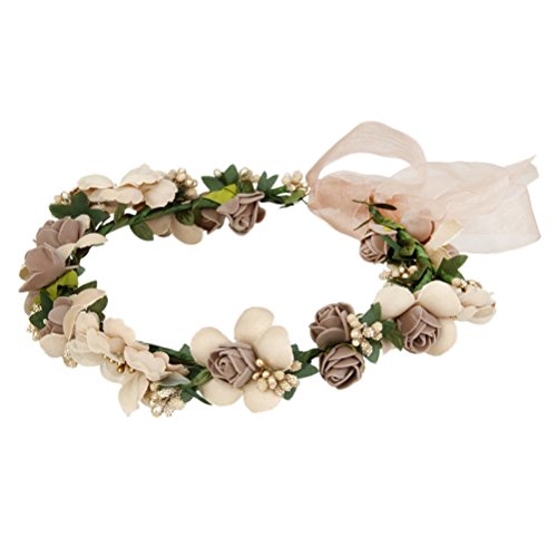 Pixnor Flor corona diadema corona Floral Garland de la mujer niña