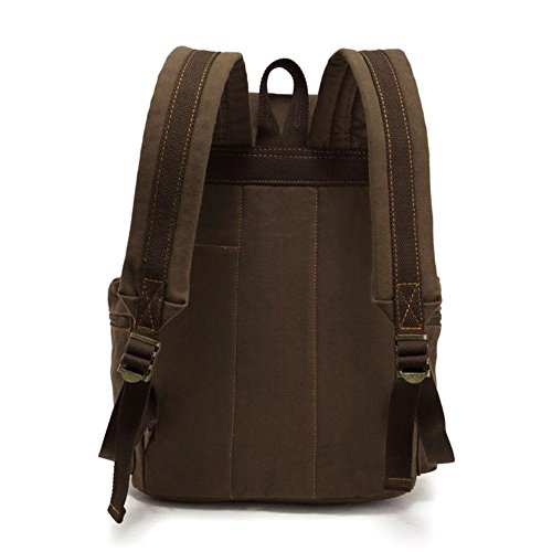 P.KU.VDSL Canvas Rucksack 15L Mochila Tipo Casual, 42 cm, 15 Liters, Verde (armygrün)