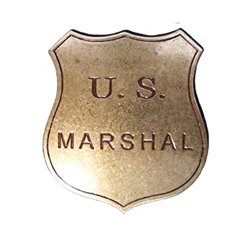 Placa US Mariscal- Estrella de Sheriff