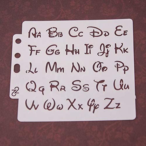 Plantillas de letras del alfabeto para manualidades, álbumes de recortes, repujado, tarjetas de álbum de estampación