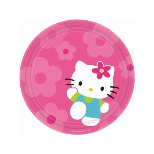 Platos Hello Kitty dulces grandes (8)