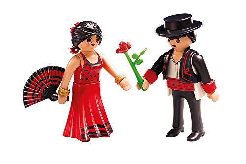 PLAYMOBIL Duo Pack- Flamenco Dancers Duo Pack Bailaores Figura con Accesorios, Multicolor (6845)