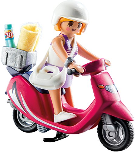 PLAYMOBIL Especiales Plus- Mujer con Scooter, única (9084)