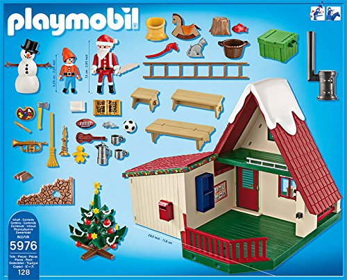 PLAYMOBIL Navidad - Casa de Papá Noel, playset (5976)