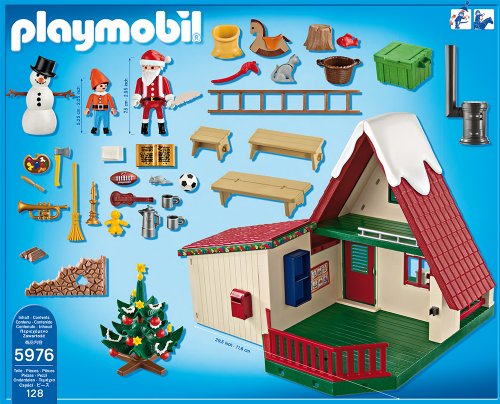 PLAYMOBIL Navidad - Casa de Papá Noel, playset (5976)