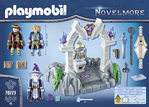 PLAYMOBIL Novelmore Templo del Tiempo con Efectos de Luz, Para Niños de 5 a 10 Años de edad (70223)